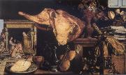 Pieter Aertsen Vanitas still-life in the background Christ in the House of Mary and Martha Spain oil painting artist